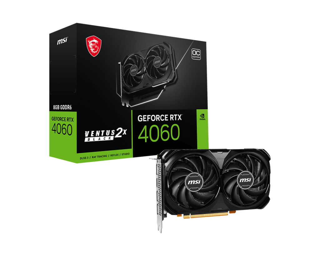 GeForce RTX™ 4060 VENTUS 2X 8G OC GeForce RTX™ 4060 VENTUS 2X 8G OC